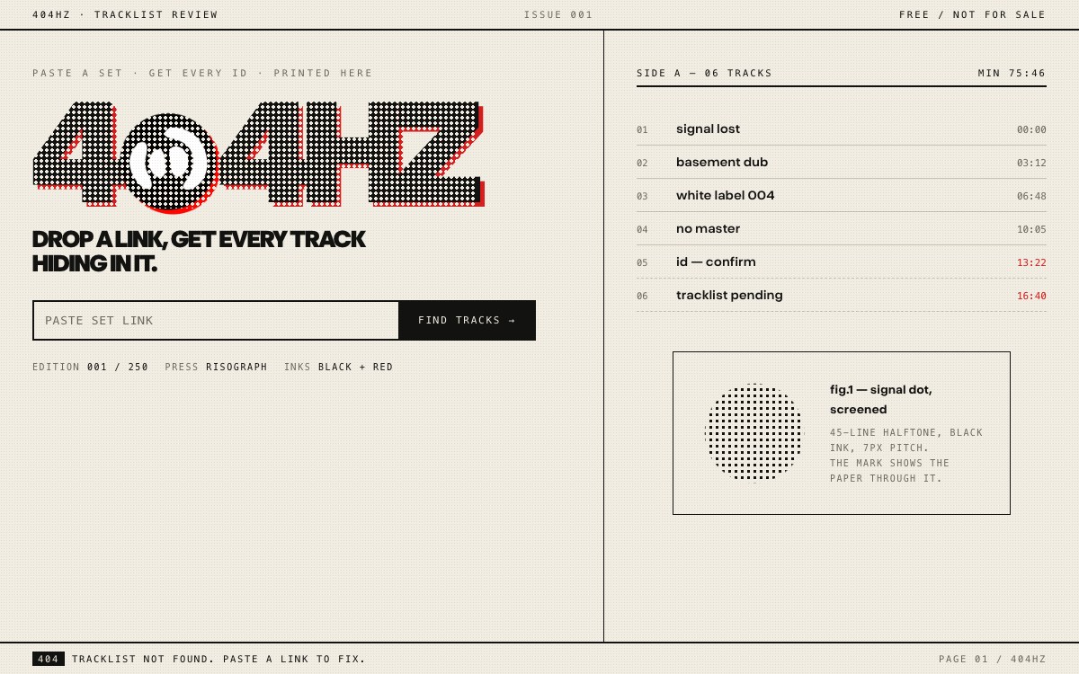halftone zine mockup